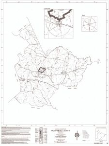 General highway map: Taliaferro County, Georgia