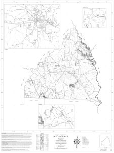 General highway map: Butts County, Georgia