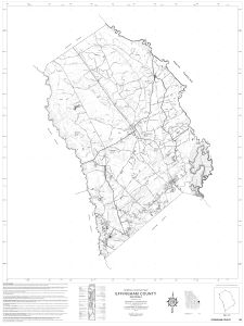 General highway map: Effingham County, Georgia