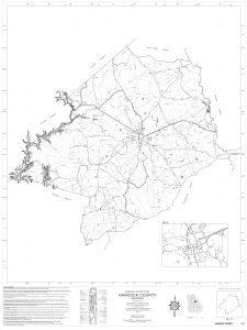 General highway map: Hancock County, Georgia
