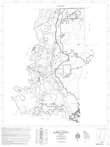 General highway map: Murray County, Georgia