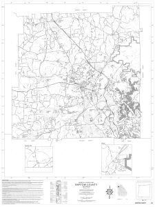 General highway map: Bartow County, Georgia