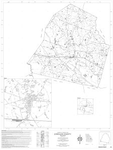 General highway map: Candler County, Georgia