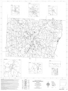 General highway map: Colquitt County, Georgia