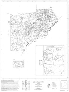 General highway map: Douglas County, Georgia