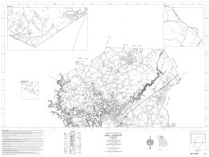 General highway map: Hall County, Georgia