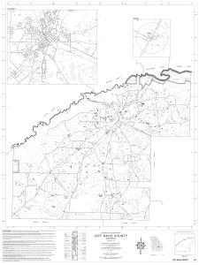 General highway map: Jeff Davis County, Georgia