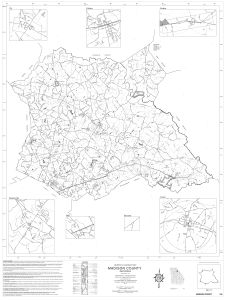 General highway map: Madison County, Georgia
