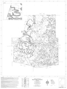 General highway map: Paulding County, Georgia