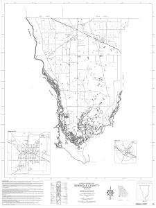 General highway map: Seminole County, Georgia