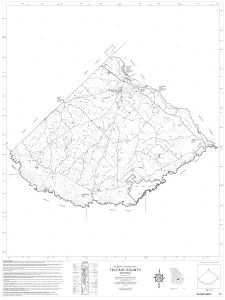 General highway map: Telfair County, Georgia