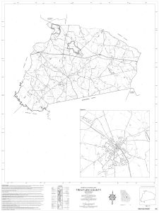 General highway map: Treutlen County, Georgia