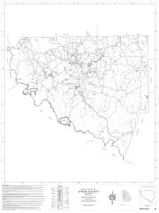 General highway map: Upson County, Georgia