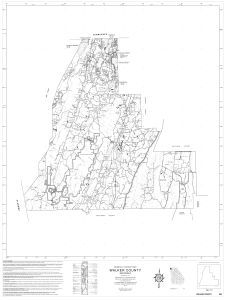 General highway map: Walker County, Georgia