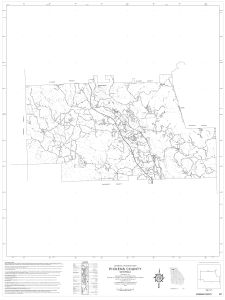 General highway map: Pickens County, Georgia