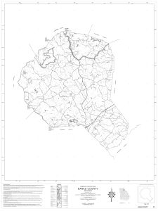 General highway map: Banks County, Georgia