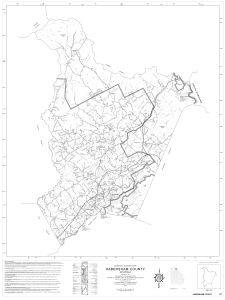 General highway map: Habersham County, Georgia