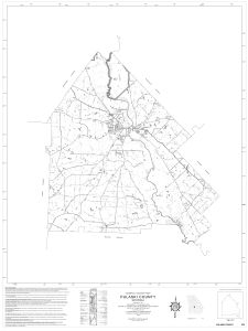 General highway map: Pulaski County, Georgia