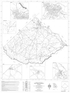 General highway map: Telfair County, Georgia