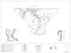 General highway map: Towns County, Georgia