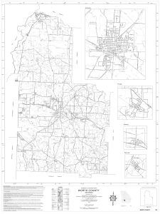General highway map: Worth County, Georgia