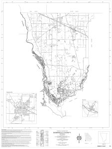 General highway map: Seminole County, Georgia