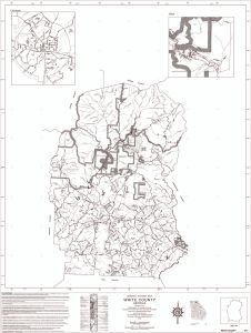 General highway map: White County, Georgia