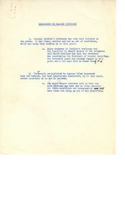 Memorandum re: Bradley Testimony