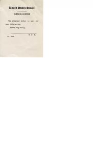 Memorandum, Charles Bloch to Senator Russell, re: a request for classified documents from Secretary of State Dean Acheson