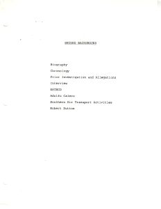 Index Page Regarding Secord Background
