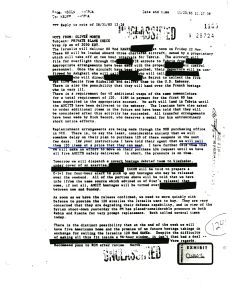 Exhibit CWW-6: Secure Communication from Oliver North, Private Blank Check