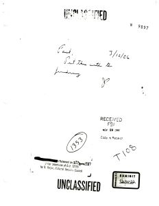 Exhibit CWW-22: Memoranda, Army General Counsel office's Concerns About Congressional Intelligence Oversight