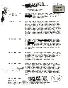 Exhibit CWW-55: Chronology of Project Snowball