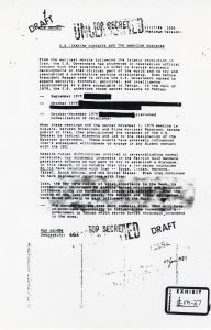 Exhibit EM-27: Draft Report, U.S./iranian Contacts and the American Hostages