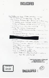 Exhibit EM-38: Handwritten Notes On National Security Council Documents