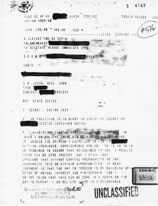 Exhibit EA-12: Cable from American Embassy in [redacted] to Shulz