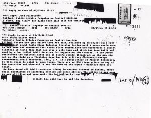 Exhibit EA-22: PROF Note, North to Poindexter, Public Affairs in Central America
