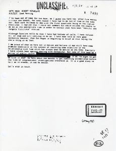 Exhibit DTR-39: PROF Note from Robert McFarlane, Questions from The Press About Iran