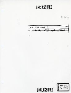 Exhibit DTR-58: Handwritten Notes about the Contras and Hostages