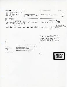 Exhibit GAR-7D: Debit Advice from Credit Suisse Reflecting the Debit of $9,015 out of the Udall Account and Payment of Such Amount to a CSF Account