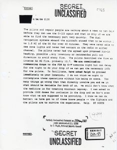 Exhibit OLN-89: KL-43 Message, Dangers of Future Supply Drops to the FDN