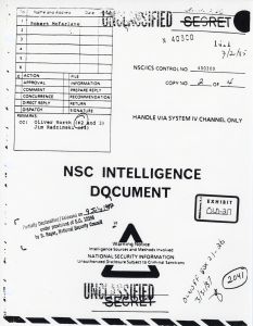 Exhibit OLN-217: Memorandum, Oliver North to Robert McFarlane, Public Diplomacy/Lobbying Campaign