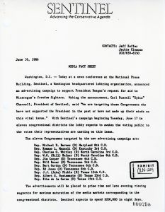 Exhibit OLN-229: Documents Showing Targeting of TV Ads, National Endowment for the Preservation of Liberty