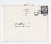 Invitation to a Riverside Military Academy dance, Gainesville, Georgia, 1954 November 27