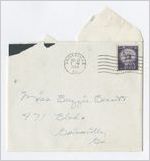 Invitation to the Teen Cotillion Club dance, Gainesville, Georgia, 1954 December 28