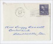 Invitation for Buzzie Bennett to the Brenau College House Party, Gainesville, Georgia, 1955 February 15