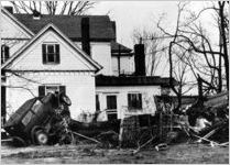 H. H. Perry home after the tornado of 1936