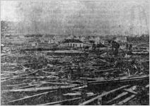 Remains of 150 mill operatives' homes