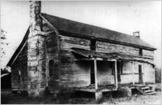 Log home at Robert's Crossroad