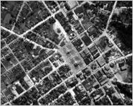 Aerial view of downtown Gainesville